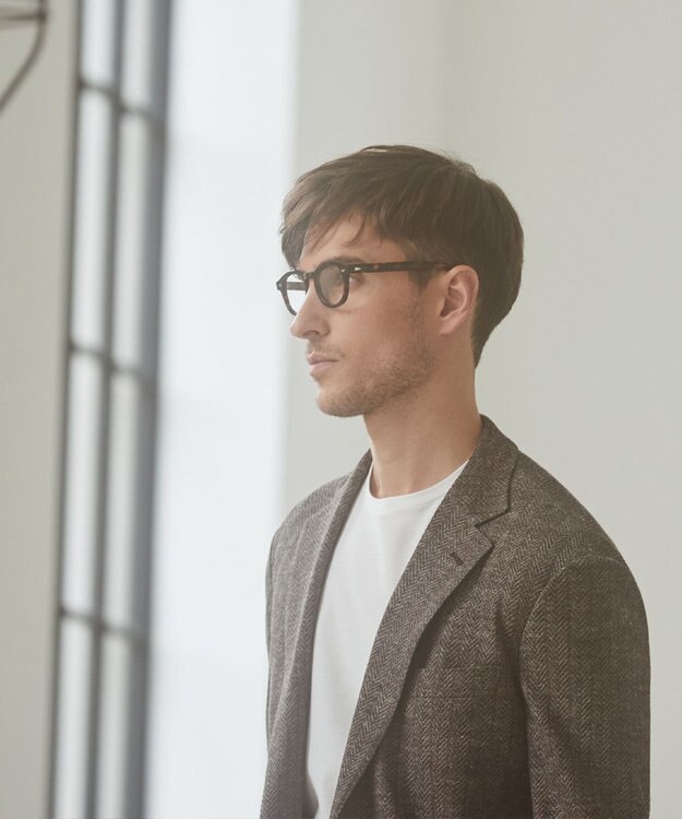 GOTAIRIKU 【宮田毛織】リネンジャージー カーディガンジャケット ダークブラウン系8