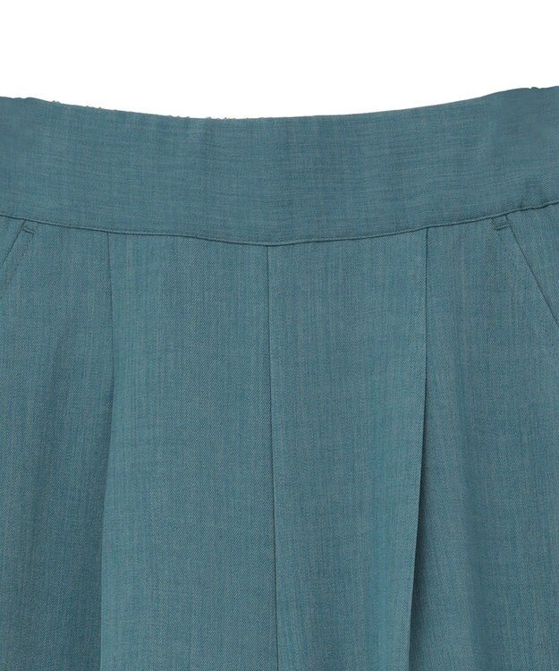 Green Parks ・ＥＬＥＮＣＡＲＥ　ＤＵＥ　リネンライクワイドパンツ Charcoal Gray