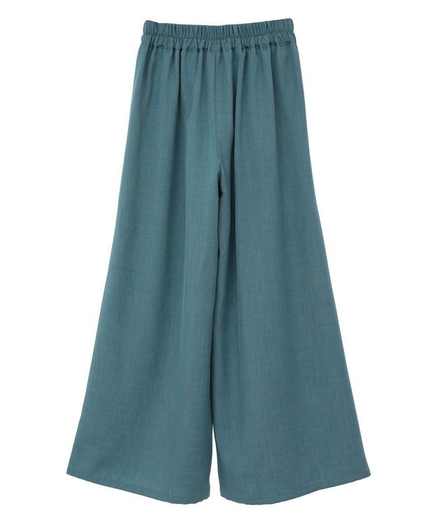 Green Parks ・ＥＬＥＮＣＡＲＥ　ＤＵＥ　リネンライクワイドパンツ Charcoal Gray