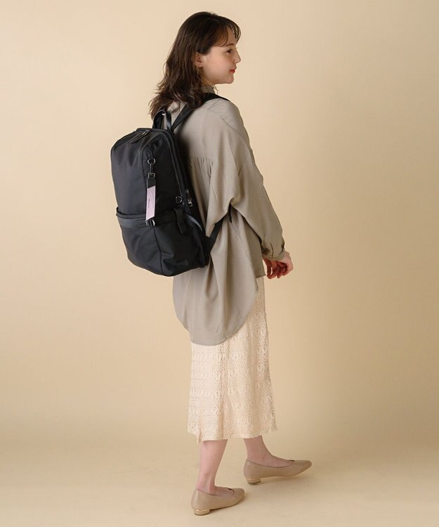 ACE BAGS & LUGGAGE W&.Day Night リッカ スクエアリュック B4サイズ 11713 ダブルアンドデイナイト ビジネスバッグ ブラック