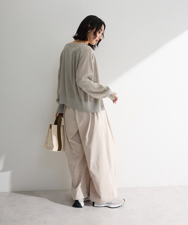 Green Parks 【しのばせカーデ】ポケッタブルＵＶカットニットカーディガン Light Gray