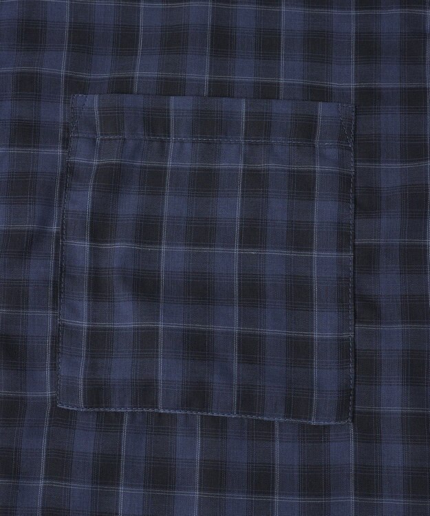 AMERICAN HOLIC シアーチェック柄オーバーシャツ Check Blue