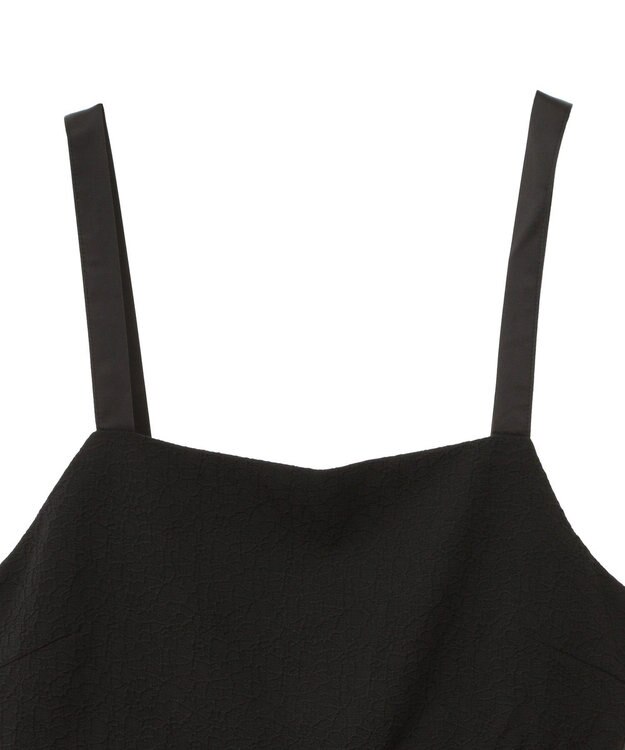 AMERICAN HOLIC ジャガードティアードキャミ Black