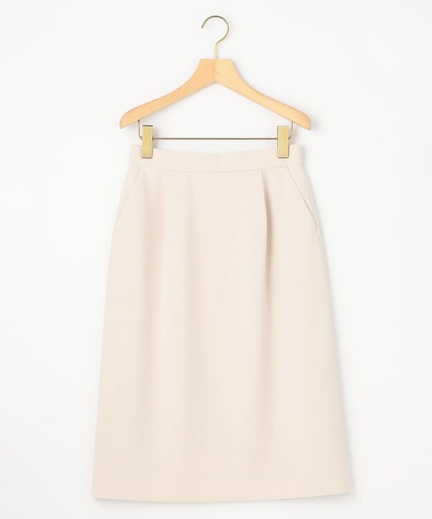 組曲 【KUMIKYOKU NAVY】コンフォータブルドレープ コクーンスカート アイボリー系