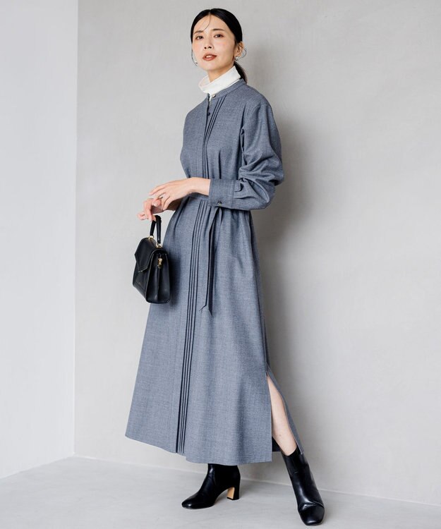 23区 S 【洗える】スムージーコットン シアー ニット ホワイト系