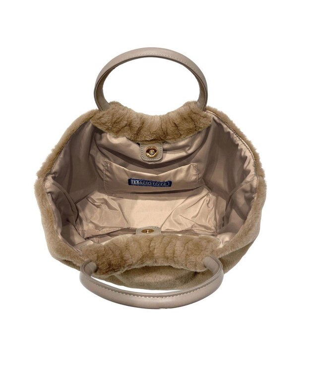 ROOTOTE 1261【ふわふわ素材】LT.デリ.ファーパフート-A 03：ベージュ