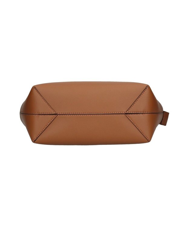 INTER-CHAUSSURES 【LORISTELLA】ベーシックレザーハンドバッグ キャメル