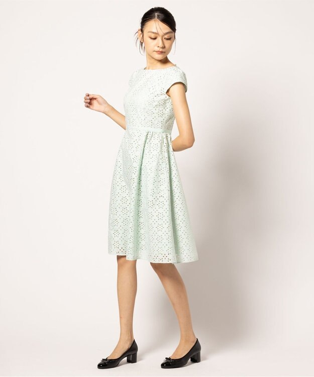 TOCCA 【00サイズあり・洗える・消臭】FLOWER STORM ドレス ミント系