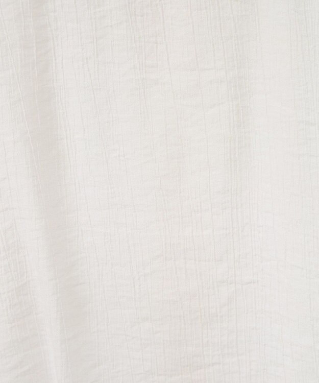 Green Parks シアーフリルショート丈ブラウス Off White