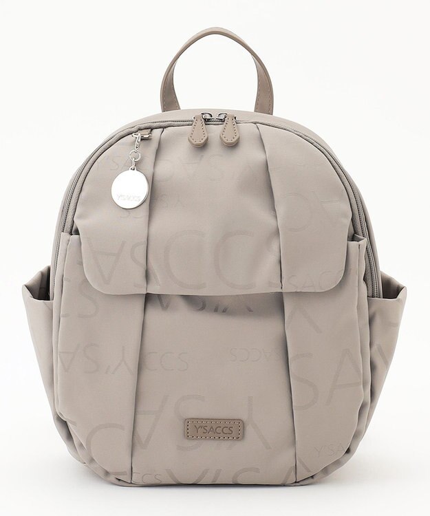 Y'SACCS ロゴジャカード　ミニリュックサック グレージュ