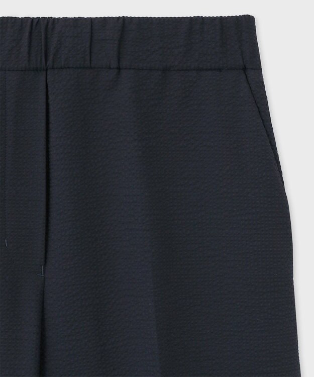 Paul Smith 【洗える】シアサッカー ワイドパンツ ネイビー