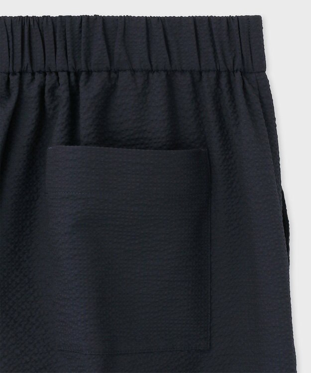 Paul Smith 【洗える】シアサッカー ワイドパンツ ネイビー