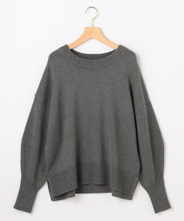 組曲 S コットンカシミヤMIX クルーネックニット 【WEB限定】グレー系9