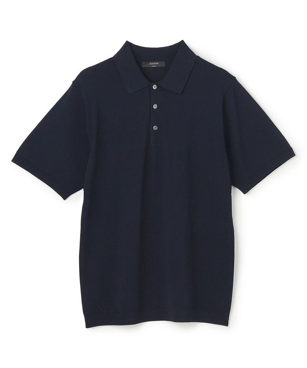 JOSEPH HOMME 【WEB限定カラーあり】【洗える/ストレッチ】リュクスレーヨン　ポロニット ネイビー系