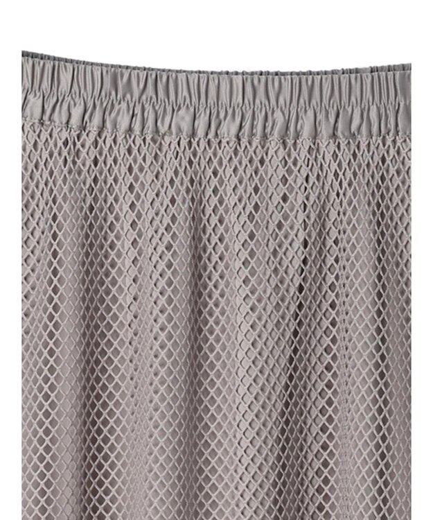 Green Parks ・ＥＬＥＮＣＡＲＥ　ＤＵＥ　メッシュギャザースカート Gray