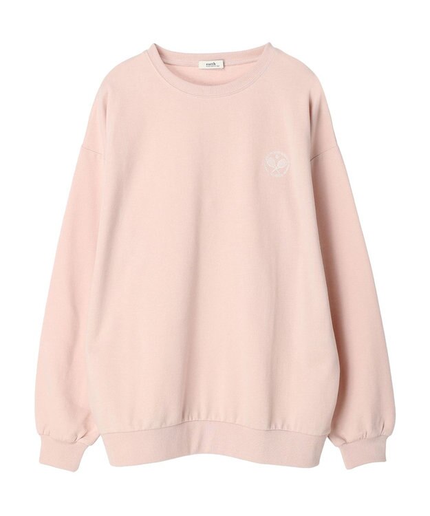 earth music&ecology テニスクラブロゴロンＴＥＥ Light Pink