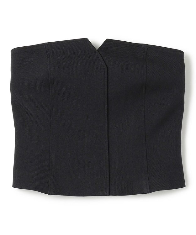 uncrave プレーンスーツ ビスチェ（uncrave WHITE） ブラック