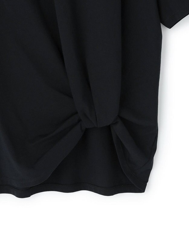 BEIGE， CERUSSITE / フォルムタック ドレープTシャツ Black