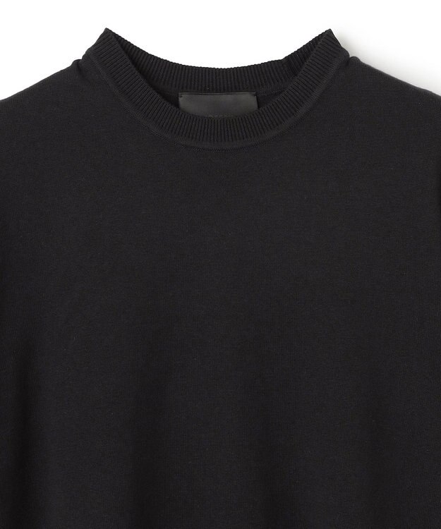 JOSEPH HOMME 【HIGH GRADE LINE】コットンカシミヤ　ハイゲージニットＴシャツ ブラック系