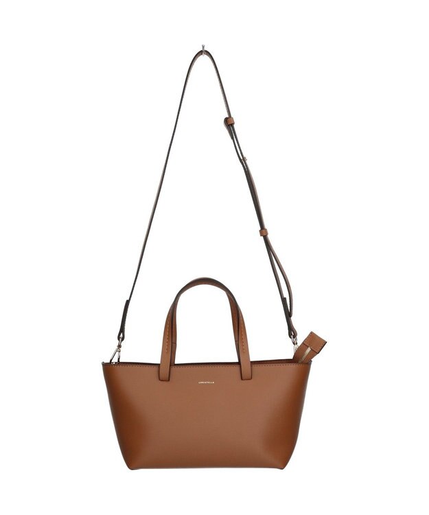 INTER-CHAUSSURES 【LORISTELLA】ベーシックレザーハンドバッグ キャメル