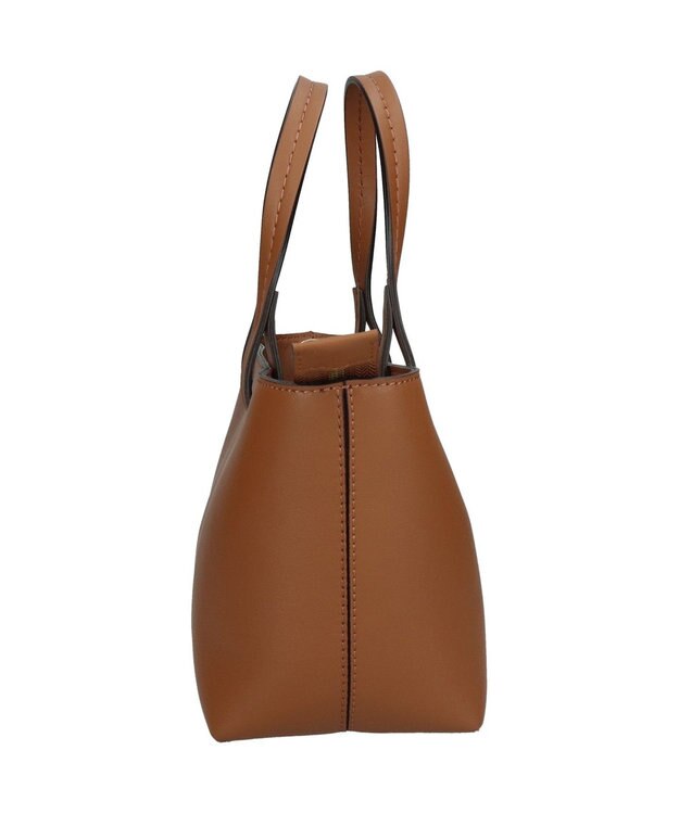 INTER-CHAUSSURES 【LORISTELLA】ベーシックレザーハンドバッグ キャメル