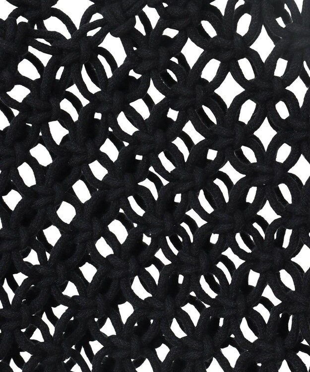 Green Parks マクラメベスト Black