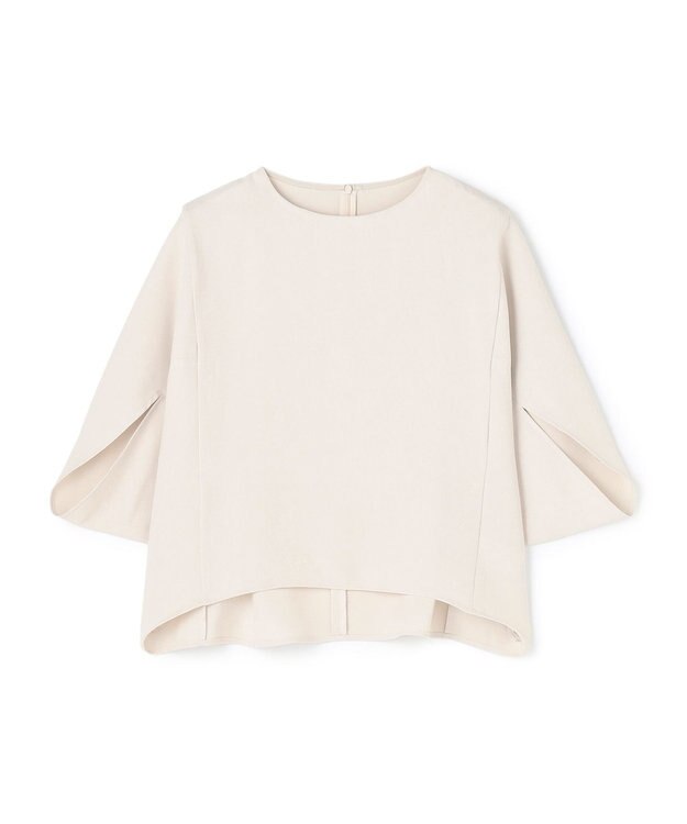 UNFILO ジョーゼット ドルマンプルオーバー グレージュ