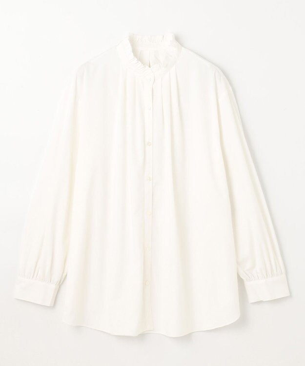 ANY スタンドネックブラウス オフ