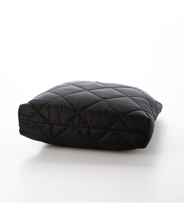 UNBILLION カシュカシュ cachecache / ナイロンキルティングチェーン手提げトート ブラック