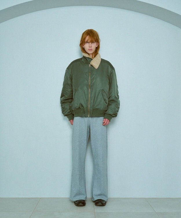 WEGO 【ユニセックス着用ITEM】フライトジャケット カーキ