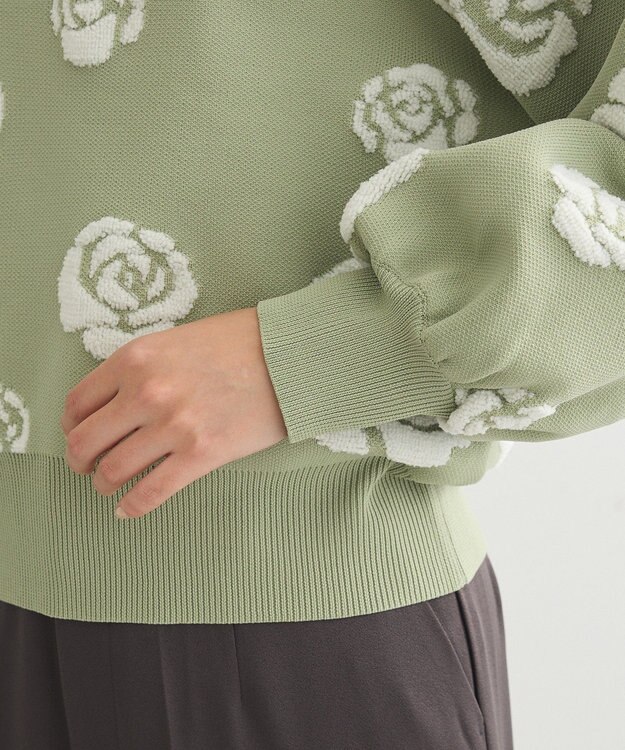 Green Parks ・ｓｗｉｎｇ　ｂｙ　バラジャカードニット Green