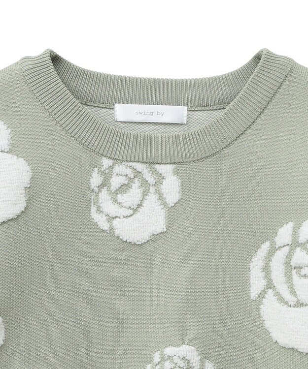 Green Parks ・ｓｗｉｎｇ　ｂｙ　バラジャカードニット Green