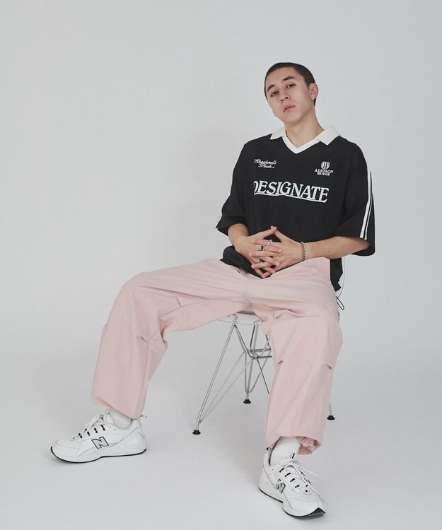 WEGO グラフィックドロストゲームシャツ（S） ブラック