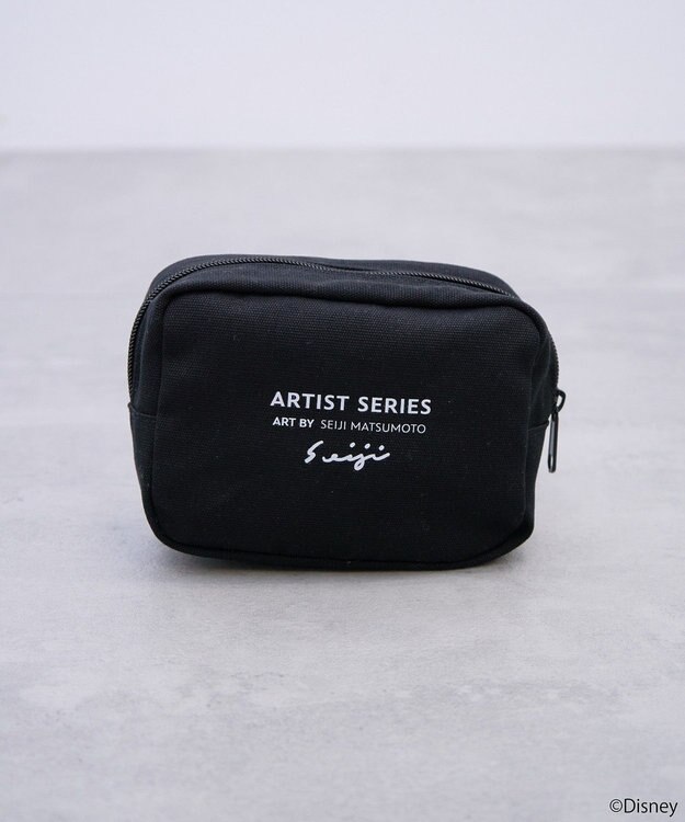 earth music&ecology Ｄｉｓｎｅｙ×Ｓｅｉｊｉ　Ｍａｔｓｕｍｏｔｏポーチ Black