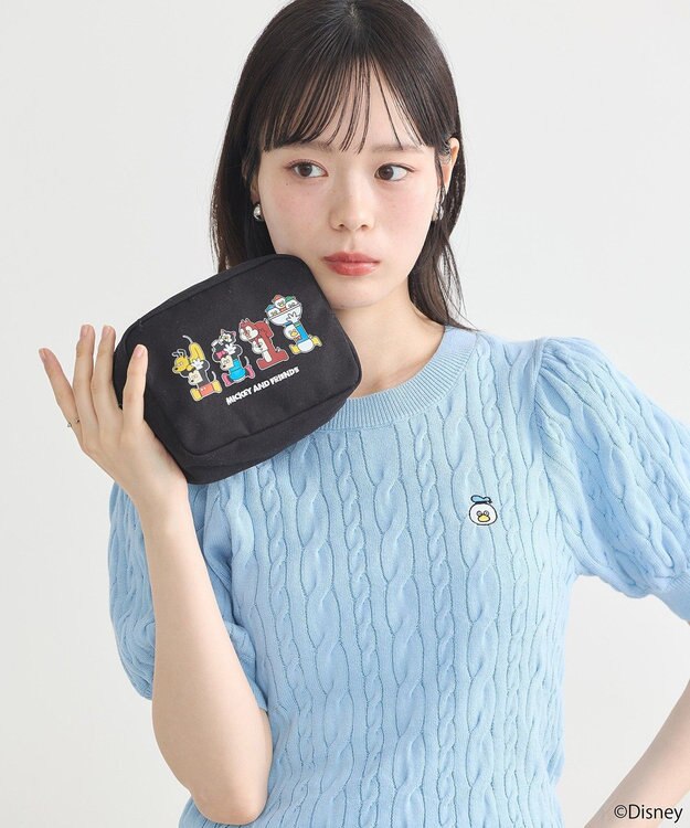 earth music&ecology Ｄｉｓｎｅｙ×Ｓｅｉｊｉ　Ｍａｔｓｕｍｏｔｏポーチ Black