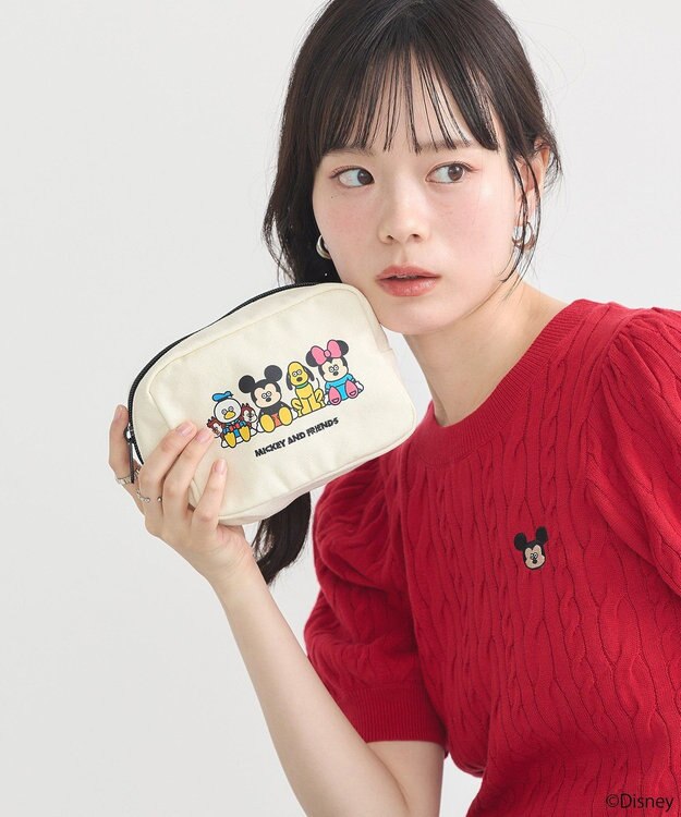 earth music&ecology Ｄｉｓｎｅｙ×Ｓｅｉｊｉ　Ｍａｔｓｕｍｏｔｏポーチ Off White