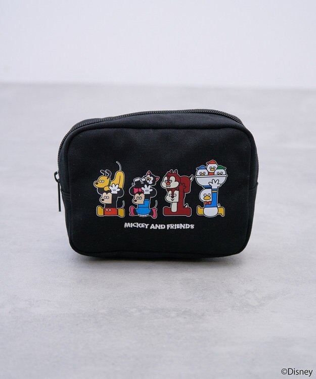earth music&ecology Ｄｉｓｎｅｙ×Ｓｅｉｊｉ　Ｍａｔｓｕｍｏｔｏポーチ Black