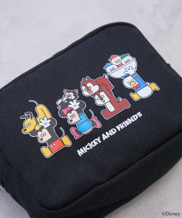 earth music&ecology Ｄｉｓｎｅｙ×Ｓｅｉｊｉ　Ｍａｔｓｕｍｏｔｏポーチ Black