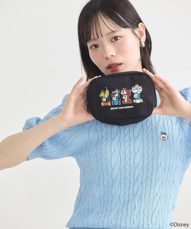 earth music&ecology Ｄｉｓｎｅｙ×Ｓｅｉｊｉ　Ｍａｔｓｕｍｏｔｏポーチ Black