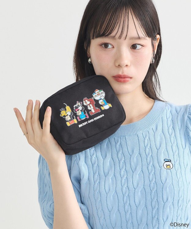 earth music&ecology Ｄｉｓｎｅｙ×Ｓｅｉｊｉ　Ｍａｔｓｕｍｏｔｏポーチ Black