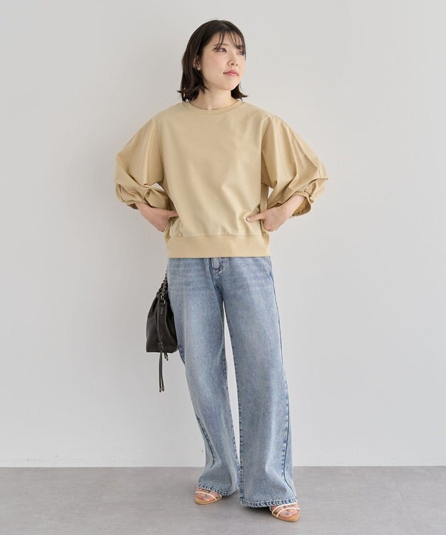 Green Parks ・ＥＬＥＮＣＡＲＥ　ＤＵＥ　Ｗウエストデニムパンツ Light Indigo