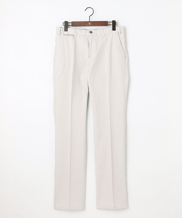 JOSEPH ABBOUD 【カラー豊富】人気！ウエストも伸びる！ オーガニックストレッチパンツ アイボリー系