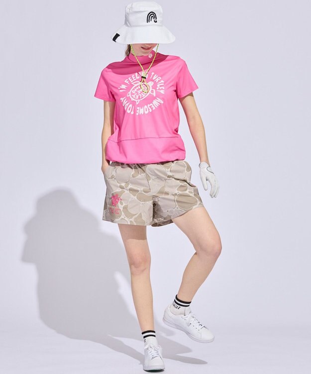 PW CIRCULUS 【MEN】WATER SURFACE プリントイージーショーツ ゴルフウェア レディース ベージュ系5