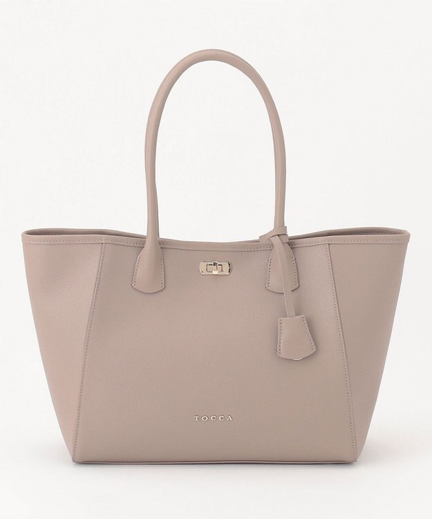 TOCCA ESPOIR LEATHER TOTE トートバッグ ベージュ系