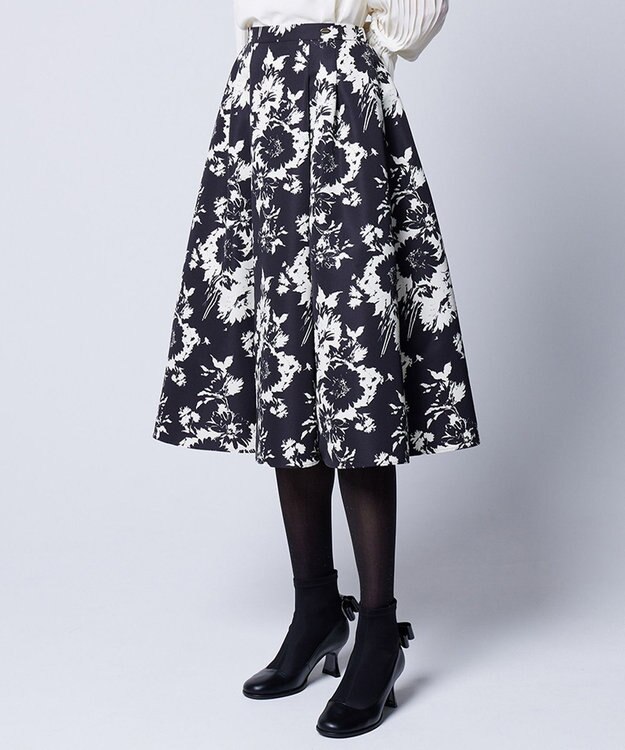 TOCCA 【洗える！】WANDERING FLOWER スカート ブラック系5