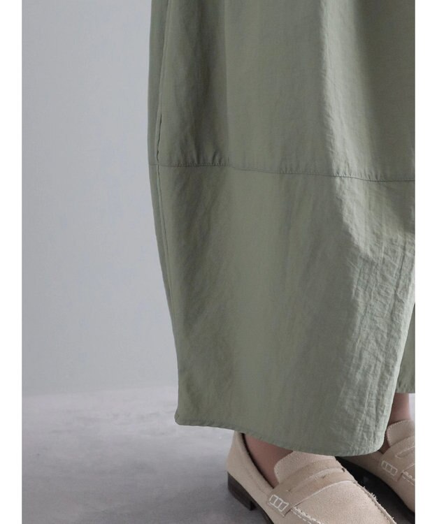 CRAFT STANDARD BOUTIQUE ウェストフリルバルーンスカート Khaki