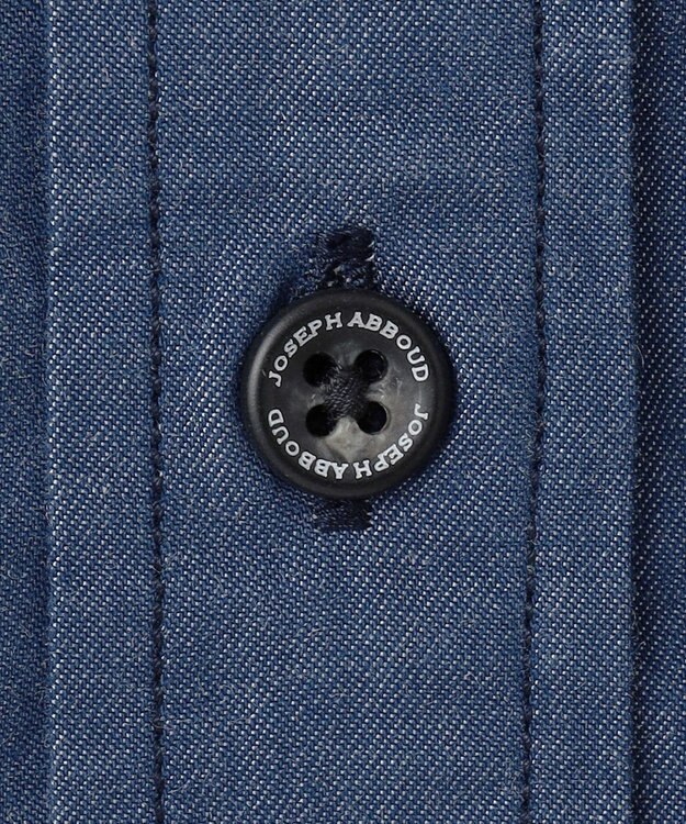 JOSEPH ABBOUD 【キングサイズ・新たな環境配慮型素材使用】サスティナブルファブリック  テンセルツイル  シャツ ネイビー系