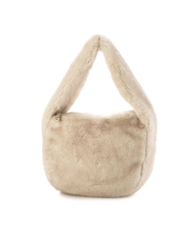 UNBILLION カシュカシュ cachecache / エコファーワンハンドルシンプルトート アイボリー