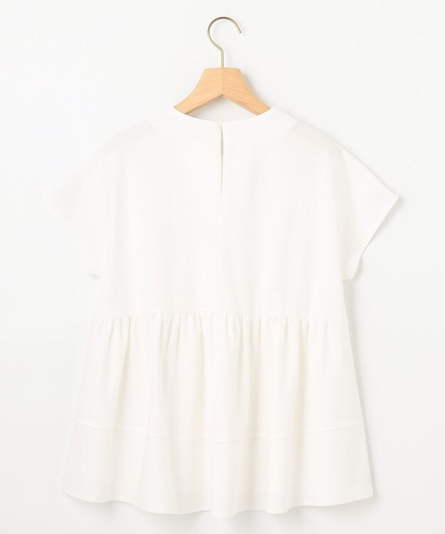 組曲 S ツイルジャージーティアード カットソー ホワイト系