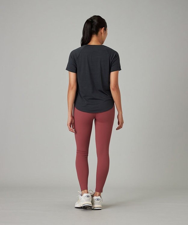 Chacott ドライストレッチTシャツ ダークグレー